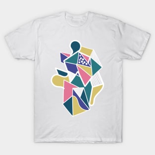 Geometric abstract pastel graphics T-Shirt